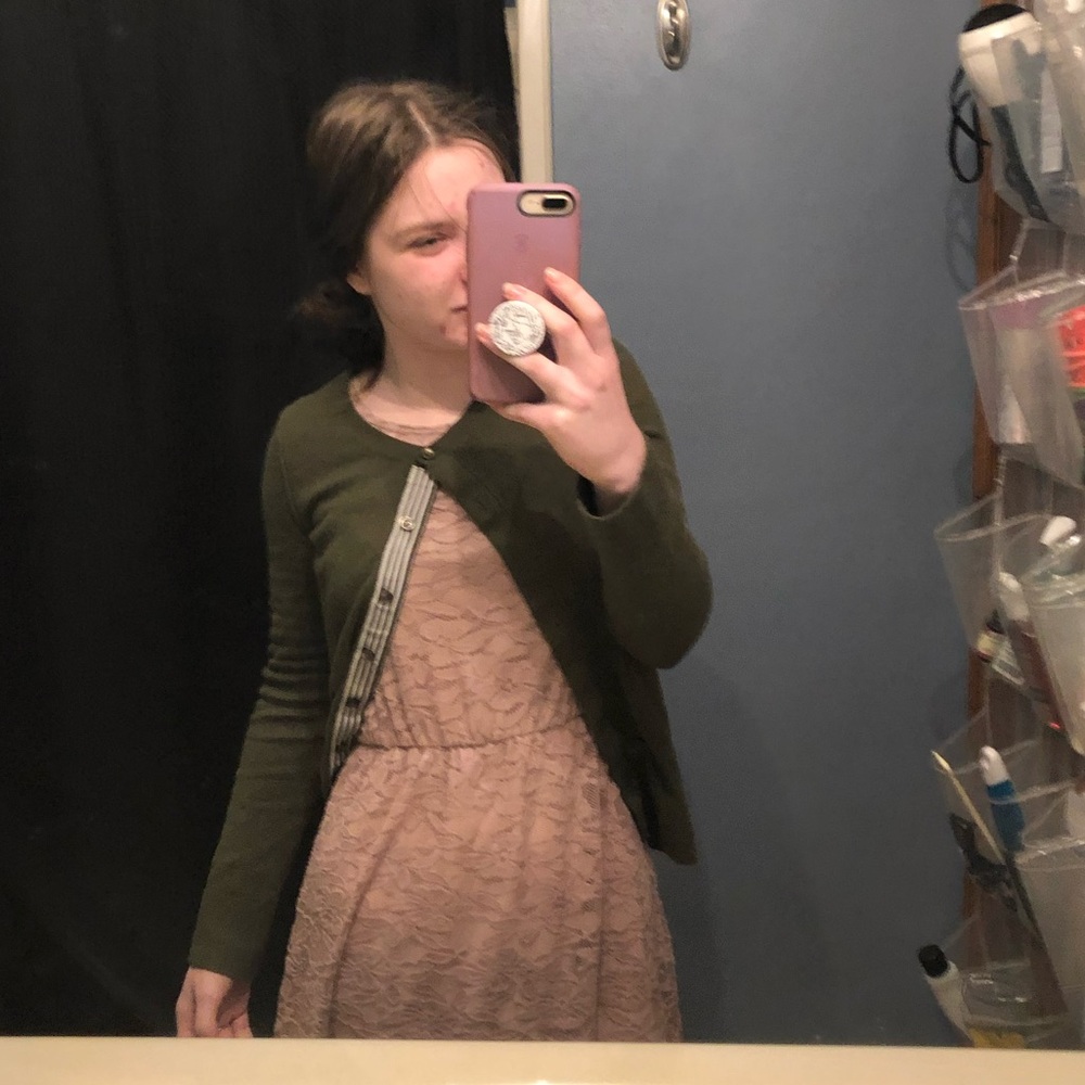 Pink Charlotte Russe Lace Dress